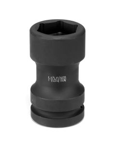 Grey Pneumatic SOC 1-1/2 X 13/16 1"D IMP UNIV 6PT BLK
