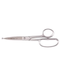 KLEG758LRBP image(0) - Klein Tools Straight Trimmer, Large Ring, Ball Point, 9-Inch