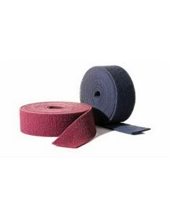 Sunmight USA Corporation 80300 Scuff Roll, 4 in W x 10 yd L, Very Fine, Maroon