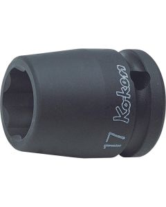 KKN14410M-27 image(0) - Ko-ken USA 14410M-27 1/2 Sq. Dr. Socket 27mm Surface Drive Length 40mm