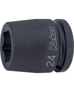 KKN16400A-15-16 image(0) - Ko-ken USA 16400A-15/16 3/4 Sq. Dr. Socket 15/16 6 point Length 50mm