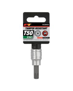 WLMW38950 image(1) - Wilmar Corp. / Performance Tool 3/8" Dr. T50 TR Star Bit Socket