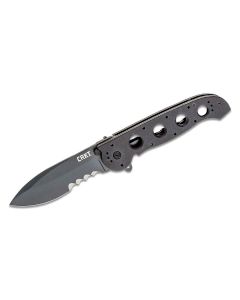 CRKM21-14G image(0) - CRKT (Columbia River Knife) M21-14G 1.4116 Corrosion Resistant Coating Veff Serrationswith  Blade Folding Knife with Liner Lock G10 Handle - Black