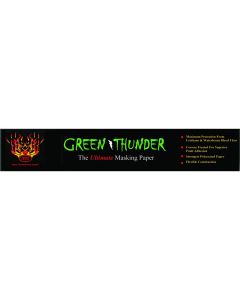 HITMP450GT-12 image(0) - High Teck Products Green Thunder MP450GT-12 Masking Paper, 12 in W x 500 ft L, Polycoated Paper, 30 lb Basis