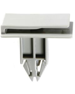 AVC19821 image(0) - AUVECO 19821 Rocker Panel Molding Clip, (11/16 x 1-1/2 in Top x 7/8 x 1-9/16 in Bottom) Head, Nylon, Gray