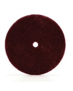 MMM77225 image(0) - 3M Scotch-Brite 77225 Clean and Finish Disc, 6 in Dia, 80 Grit, Hook and Loop, White
