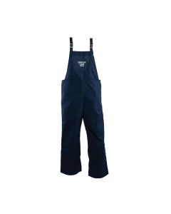 OBRLAN2ST-BIB-L image(0) - Oberon Bib Overalls - Arc Flash - 12 Cal LAN&trade; Series Deluxe - Color: Navy Blue - Size: Large