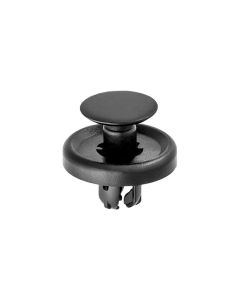 AUVECO 20869 Push-Type with Drive Pin Front Fender Liner Retainer, 18 mm Dia Head x 7.5 mm L Stem, Nylon, Black