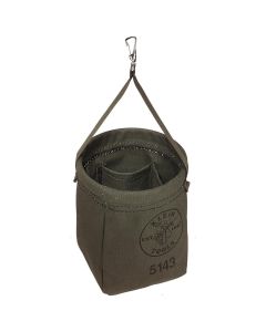 KLE5143 image(1) - Klein Tools Canvas Tapered-Bottom Bag