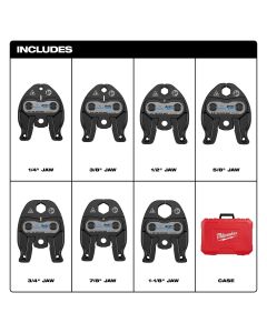 MLW49-16-2462Z image(2) - Milwaukee Tool � Inch- 1-1/8 Inch ZoomLock&reg; MAX Press Jaw Kit for M12 FORCE LOGIC Press Tools