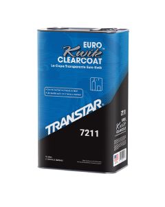 TRP7211 image(0) - Transtar Autobody Products 7211 - EURO Kwik Clearcoat - 5 L Can - Euro - 2:1 Mixing