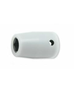 KKN13400M-13FR image(0) - Ko-ken USA 13400M-13FR 3/8 Sq. Dr. Socket with Plastic Protector 13mm 6 point Length 33.3mm Turnable POM cover