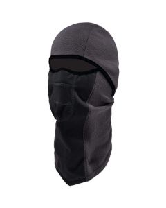 ERG16835 image(1) - Ergodyne 6823 Gray Wind-proof Hinged Balaclava Face Mask