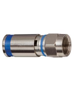 KLEVDV812623 image(0) - Klein Tools Weatherproof F-Compression Connectors RG6 10-Pack