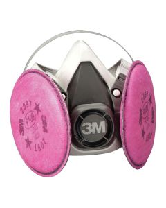 MMM7183 image(1) - 3M RESPIRATOR HALF MASK P100 LARGE
