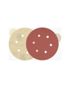INA600-400 image(0) - Indasa USA,Inc. Medallion 600-400 Rhynostick Red Line XL Abrasive Solid Disc, 6 in Dia, 400 Grit