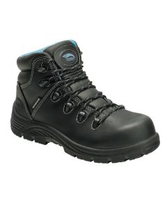 FSIA7127-8.5W image(0) - Avenger Work Boots Framer - Women's High Top Work Boots - Composite Toe - IC|EH|SR|PR - Black/Black - Size: 8.5 - E - (Wide)