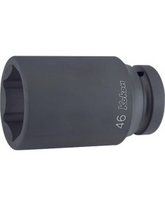 KKN18301M-30 image(0) - Ko-ken USA 18301M-30 1 Sq. Dr. Socket 30mm 6 point Length 108mm Thin walled