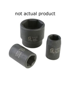 SUN222MZUD image(0) - SUNEX 1/2" Dr. 22mm 12 Point Deep Universal Impact Socket