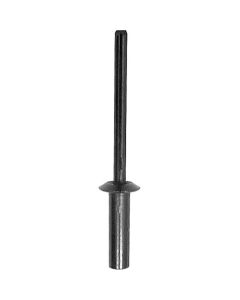 AUVECO 17410 Closed End Rivet, 1 in Dia, 3/8 to 1/2 in Grip Range, Aluminum, Black