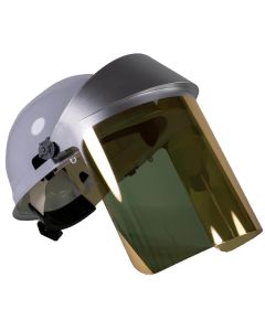 OBR125AFC image(0) - Oberon Face Shield & Hard Cap - Heat Reflective - Window: Clear Gold Anti-Fog