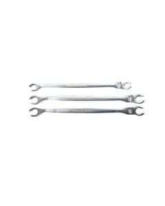 MLK457803 image(0) - Mueller - Kueps 457?803 XL Flare Nut Line Wrench Set 10?mm 11 mm 12 mm - 3 Piece