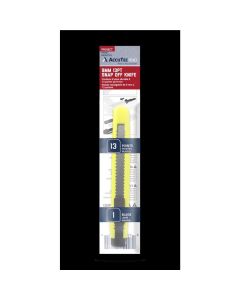 AccuTec Pro AccuTec Pro 13PT 9MM Snap-Off Knife with 1 Blade Assorted Colors, CJAR=CA (75KNF/CJAR)