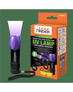 TRALF500RCS image(0) - Tracer Products Rechargeable Violet LED Leak Detection UV Lamp