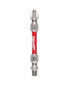 MLW48-32-4312 image(2) - Milwaukee Tool SHOCKWAVE PH2/T25 ImpactDouble Ended Bit