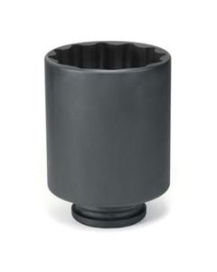 Grey Pneumatic 1-1/2" Drive x 3-5/8" Deep - 12 Point Socket
