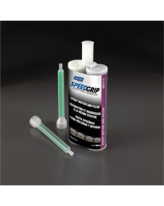 NOR06412 image(0) - Norton Speed Grip 06412 2-Part Epoxy Repair and Filler, 220 mL Cartridge, Purple, Paste