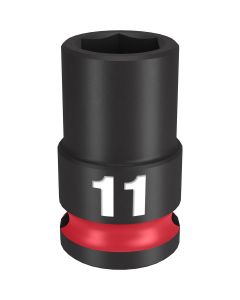 Milwaukee Tool SHOCKWAVE Impact Duty  3/8"Drive 11MM Standard 6 Point Socket