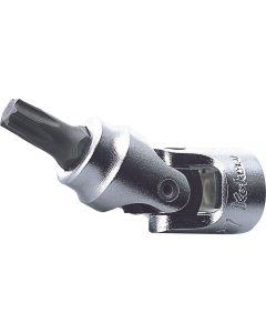 KKN2430T-T30 image(0) - Ko-ken USA 2430T-T30 1/4 Sq. Dr. Universal TORX T30 Bit Socket - Length 42mm