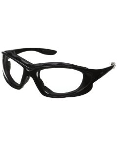 UVXS0600 image(1) - Uvex SEISMIC BLACK FRAME CLEAR LENS
