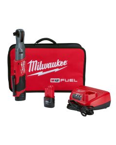 MLW2558-22 image(1) - Milwaukee Tool M12 FUEL 1/2" Ratchet 2 Battery Kit