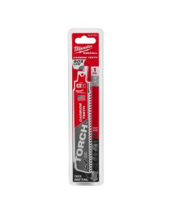 MLW48-00-5201 image(1) - Milwaukee Tool SAWZALL TORCH 7 TPI 6" Carbide Blades - 1PK