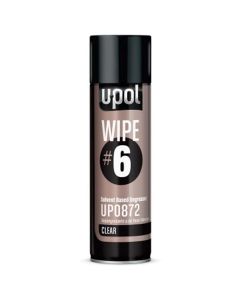 UPO0872 image(0) - U Pol Products WIPE#6 UP0872 Solvent Based Degreaser, 450 mL Aerosol Can, Clear