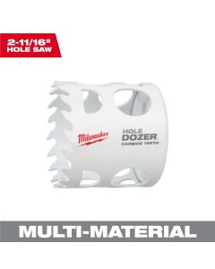 Milwaukee Tool 2-11/16 Inch HOLE DOZER with Carbide Teeth Hole Saw