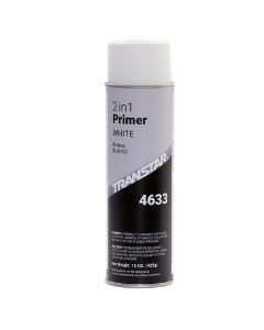 Transtar Autobody Products 4633 2-in-1 Primer Aerosol Can - 16 oz Net Weight - White