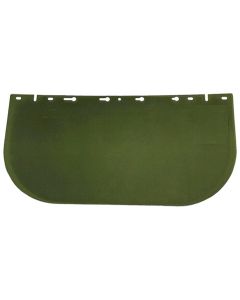 SRWS35120 image(0) - Sellstrom Replacement Windows for 390 Series Face Shields - Dark Green - 8" x 16" x 0.040" - Uncoated