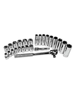 KTI27000 image(1) - K Tool International Socket Set 3/8 in. Dr 26 Piece Metric