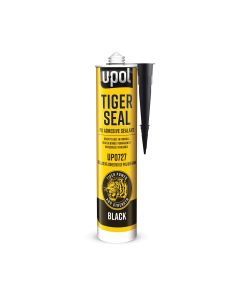 U Pol Products TIGER SEAL UP0727 1-Component Sealant, 310 mL Cartridge, Paste, Black, 30 min Application