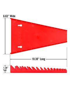 ERN5033 image(1) - Ernst Mfg. Standard 14 Tool Wrench Organizer Tray- Red