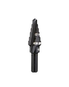 MLW48-89-9206 image(0) - Milwaukee Tool #6 Step Drill Bit, 3/8" & 1/2" by 1/16"