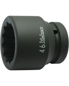 KKN18405M-38 image(0) - Ko-ken USA 18405M-38 1 Sq. Dr. Socket 38mm 12 point Length 66mm