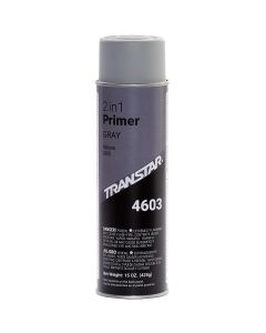 TRP4603 image(0) - Transtar Autobody Products 4603 2 in 1 Primer, 20 oz Aerosol Can, Gray, 15 to 20 min Dry Curing
