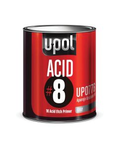 UPO0776 image(0) - U Pol Products UP0776 Fast Drying 1K Acid Etch Primer, 1 L Tin, Gray, 10 to 20 min Curing, Fast Drying