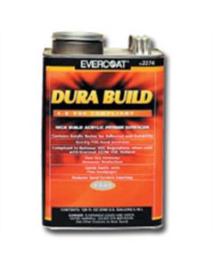 Fibre glass Evercoat 102274 Fast Drying Dura Build Acrylic Primer, 1 gal Round Can, Gray, 1200 sq-ft/gal Coverage