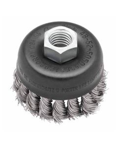Milwaukee Tool 3" Knot Wire Cup Brush - Stainless Steel