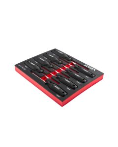 SUNSXTSD8 image(1) - SUNEX Torx&reg; Magnetic 8 Piece Screwdriver Set in EVA Foam